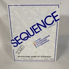 Vintage Sequence Board Game Card Game 1995 Strategy Game Complete See Photos!
